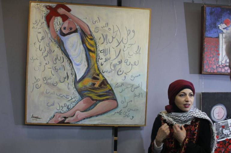 الفنانة الفلسطينية أماني البابا: الفن لغة مقاومة واستطاع اختراق قيود مواقع التواصل